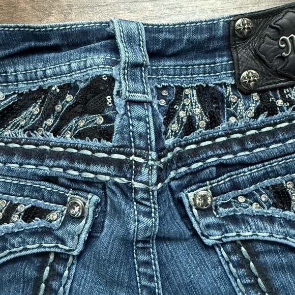 Miss Me Dark Blue Skinny Jeans - Picture 7 of 13